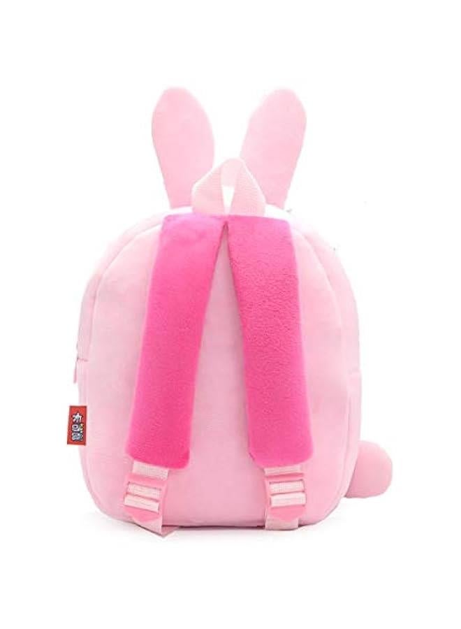 Cute Toddler Backpack Toddler Bag Plush Animal Cartoon Mini Travel Bag for Baby Girl Boy 2-6 Years(Rabbit) - Image 4